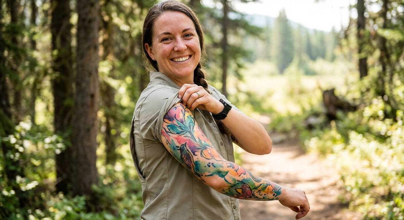 dynamic watercolor tattoos - style showcase