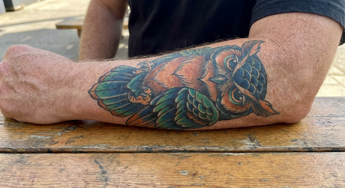 vibrant neo-traditional wildlife - healed result